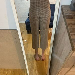 LOFT plaid ankle pants -size 6